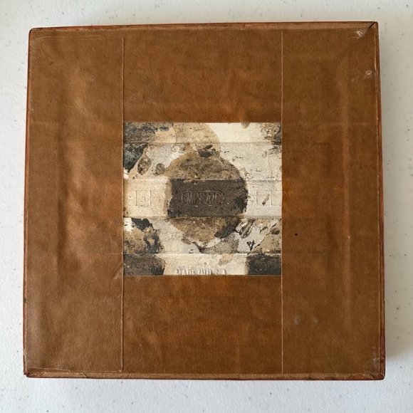 RARE - Mosaic Tile Co. - Made in USA vintage Russian Village Winter art … - Picture 3 of 6